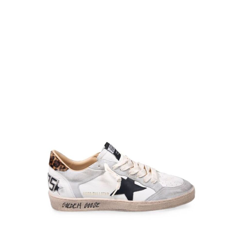 Golden Goose Men Ball Star Leather Sneakers